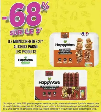 Géant Casino Produits HappyVore offre