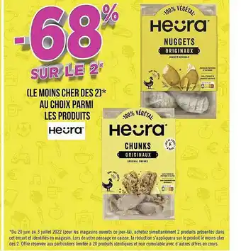 Géant Casino Produits Heura offre