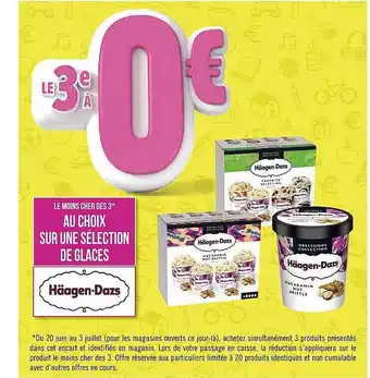 Géant Casino Glaces Häagen-dazs offre