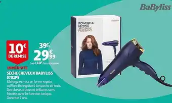 Auchan Sèche Cheveux Babyliss 5781pe offre