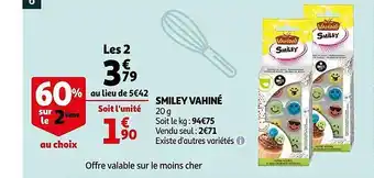 Auchan Smiley Vahiné offre