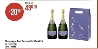 Champagne Brut Demoiselle Vranken