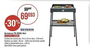 Barbecue Pg 8566 Noir Severin