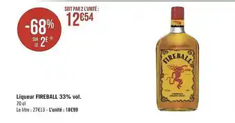 Liqueur Fireball 33% Vol.