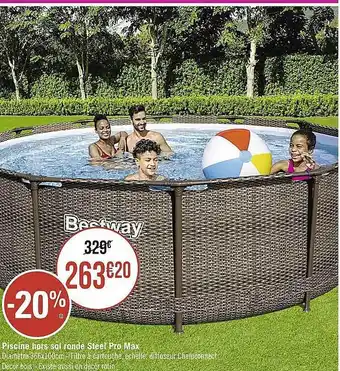 Piscine Hors Sol Ronde Pro Max Bestway