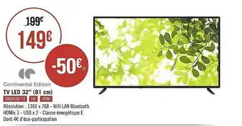 Géant Casino Tv Led 32 offre