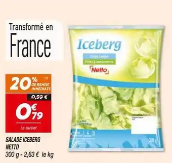 Netto Salade Iceberg Netto offre