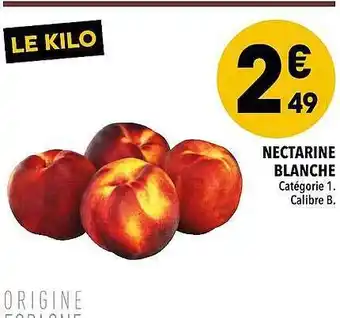 Supeco Nectarine Blanche offre