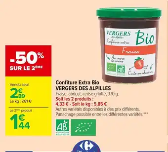 Confiture Extra Bio Vergers Des Alpilles