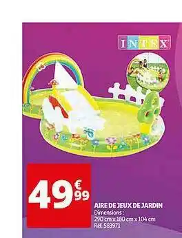 Auchan Direct Aire De Jeux De Jardin offre
