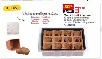Gifi Mon Kit Prêt à Pousser offre