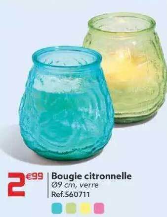 Gifi Bougie Citronnelle offre
