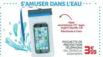 Gifi Pochette De Protection Téléphone offre