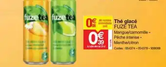 Promocash Thé Glacé offre