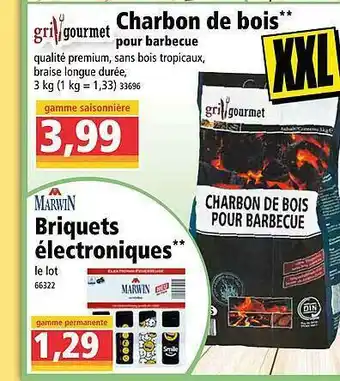 Norma Gri Gourmet Charbon De Bois offre