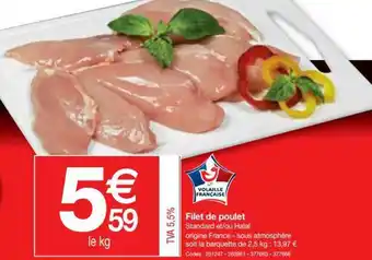Promocash Filet De Poulet offre