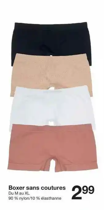 Zeeman Boxer Sans Coutures offre