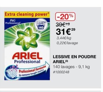 Costco Ariel Lessive En Poudre offre