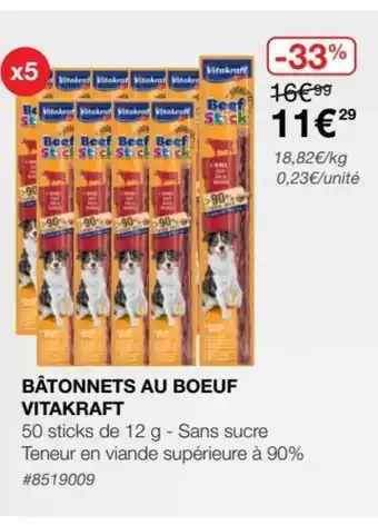 BĂątonnets Au Boeuf Vitakraft
