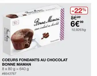 Costco Coeurs Fondants Au Chocolat Bonne Maman offre