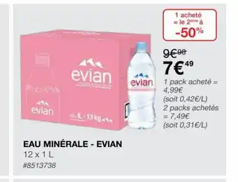 Costco Eau Minérale-Evian offre