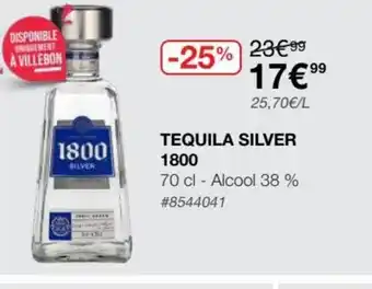 Costco 1800 Tequila Silver offre