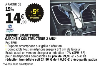 E.Leclerc L'Auto Support Smartphone offre