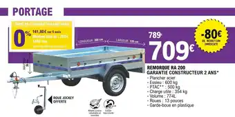 E.Leclerc L'Auto Remorque RA 200 offre