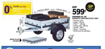 E.Leclerc L'Auto Remorque Ra 150 offre