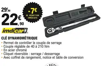 E.Leclerc L'Auto Imdicar Clé Dynamométrique offre
