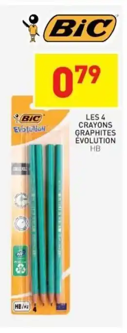 Stokomani Bic Les 4 Crayons Graphites évolution offre