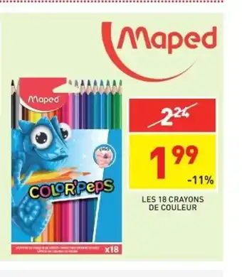 Stokomani Maped Les 18 Crayons de Couleur offre