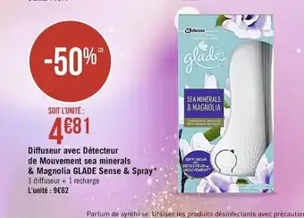 Diffuseur avec Détecteur de Mouve sea minerals
