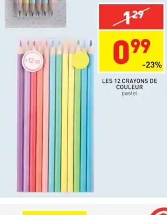 Stokomani Les 12 Crayons de Couleur offre