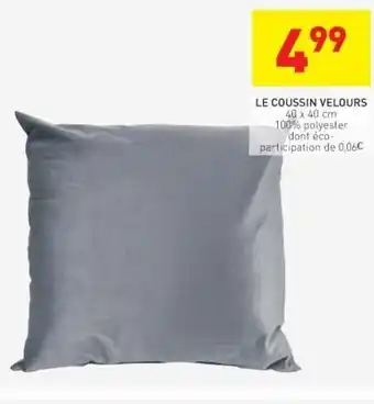 Stokomani Le Coussin Velours offre