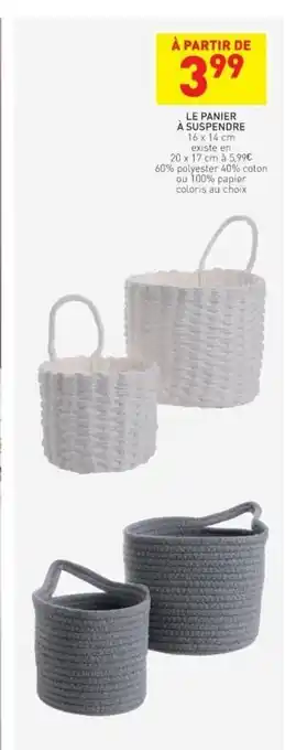 Stokomani Le Panier à Suspendre offre