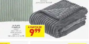 Stokomani Le Plaid Flanelle offre