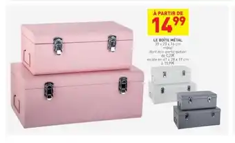Stokomani Le Boîte Métal offre