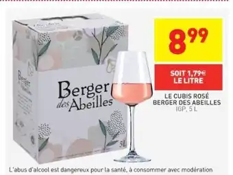 Stokomani Le Cubis Rosé Berger Des Abeilles offre