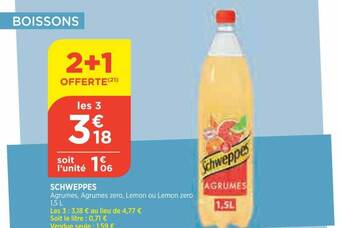 Bi1 Schweppes offre