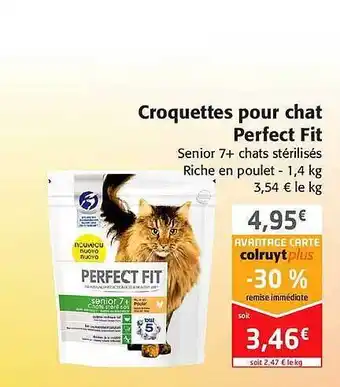 Colruyt Croquettes Pour Chat Perfect Fit offre