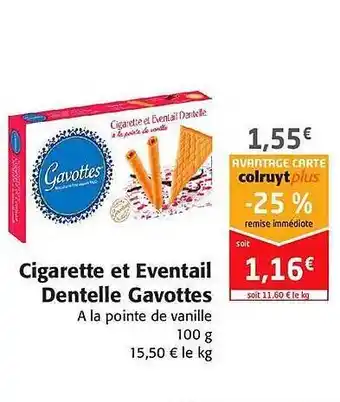 Cigarette Et Eventail Dentelle Gavottes