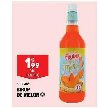 ALDI Sirop De Melon Fruima offre