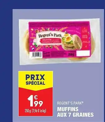 ALDI Muffins Aux 7 Graines Regent's Park offre