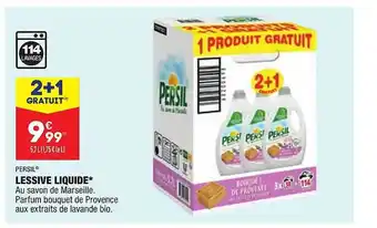 ALDI Lessive Liquide Persil offre