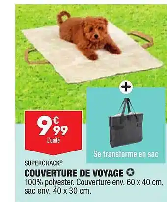 ALDI Couverture De Voyage Supercrack offre