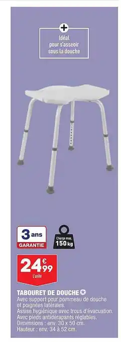 ALDI Tabouret De Douche offre