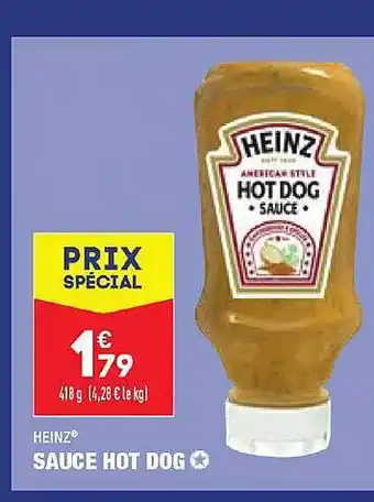 ALDI Sauce Hot Dog Heinz offre