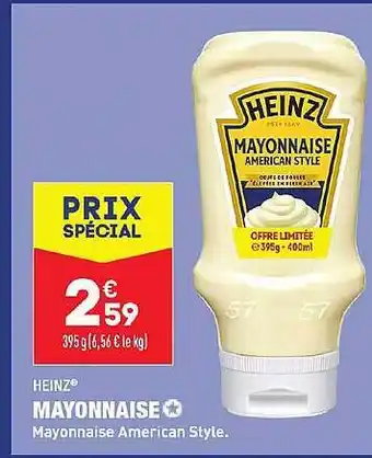 ALDI Mayonnaise Heinz offre