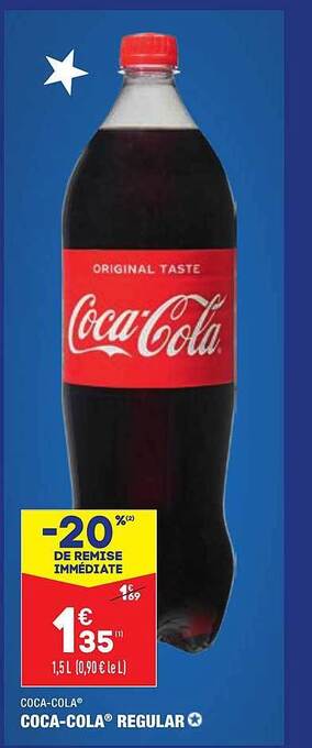 ALDI Coca-cola Regular offre